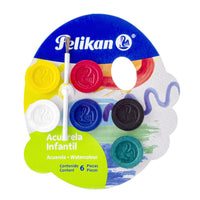 Acuarela Infantil con 6 pastillas