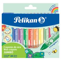 Pelicrayones Extra JUMBO Triangulares 24 piezas