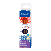 Lápiz bicolor hexagonal Jumbo caja con 10 piezas
