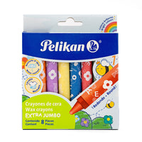Pelicrayones Extra JUMBO redondos 8 piezas