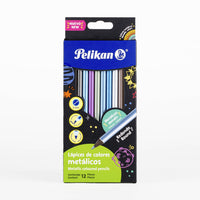 Lápices de Colores Edición Metálicos Caja de 12 Piezas