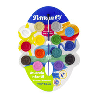 Acuarela Infantil Con 12 Colores