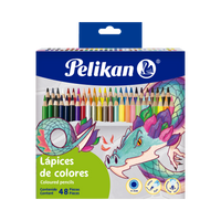 Lápices de Colores redondos caja con 48