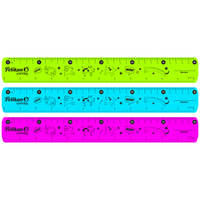 Regla flexible 30 cm Azul, Rosa o Verde
