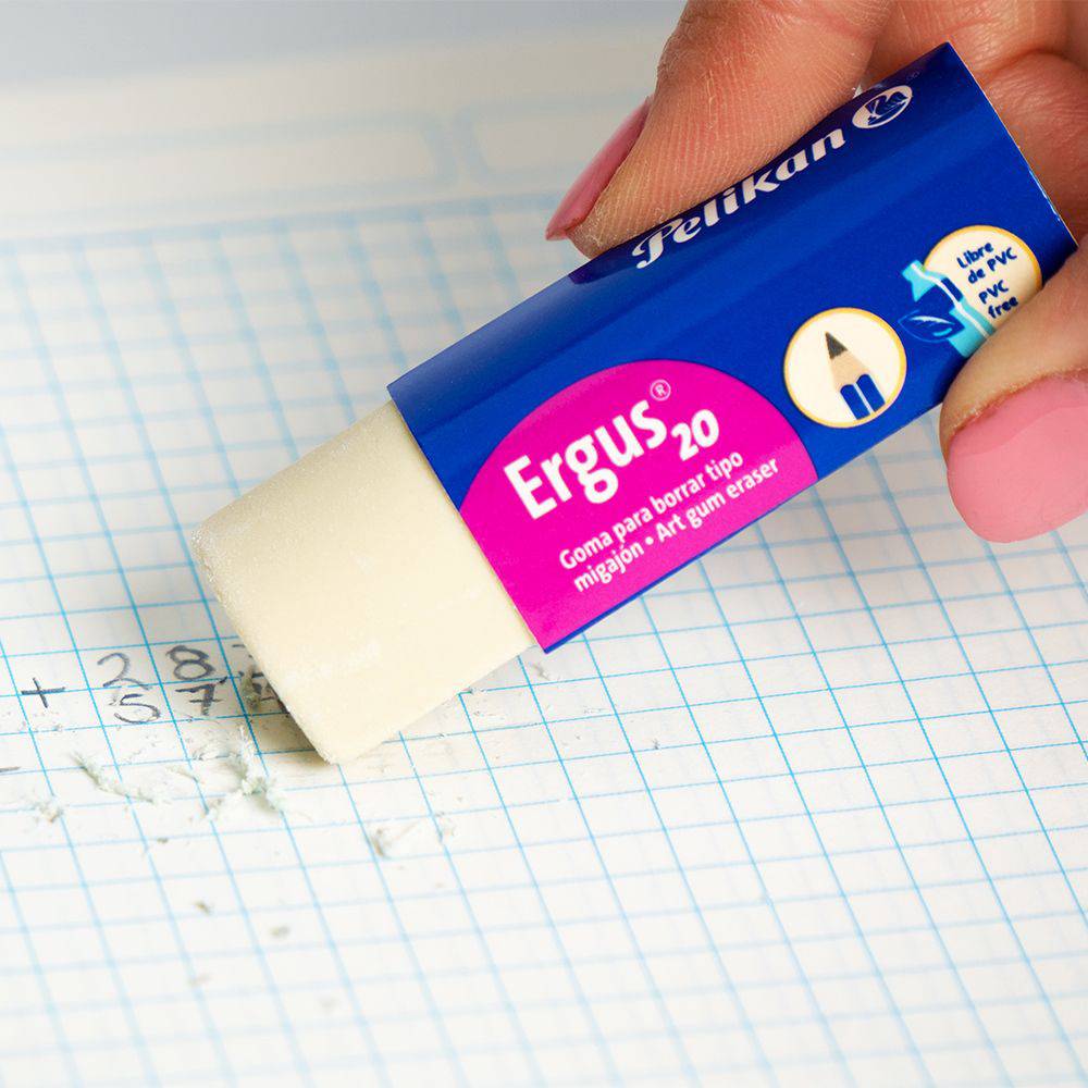 Goma Ergus caja con 20 – Pelikan México