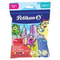 Pelikan Bolsa Foamy Moldeable 6 Colores Surtidos